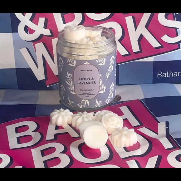 Bath and body Woks Linen Lavender candle wax melts - Picture 2 of 2